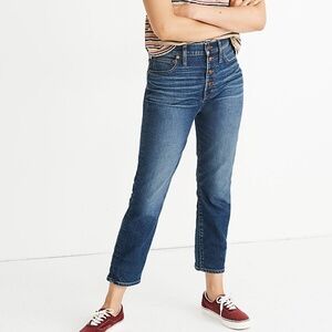 Madewell The Perfect Vintage Crop Straight leg jeans